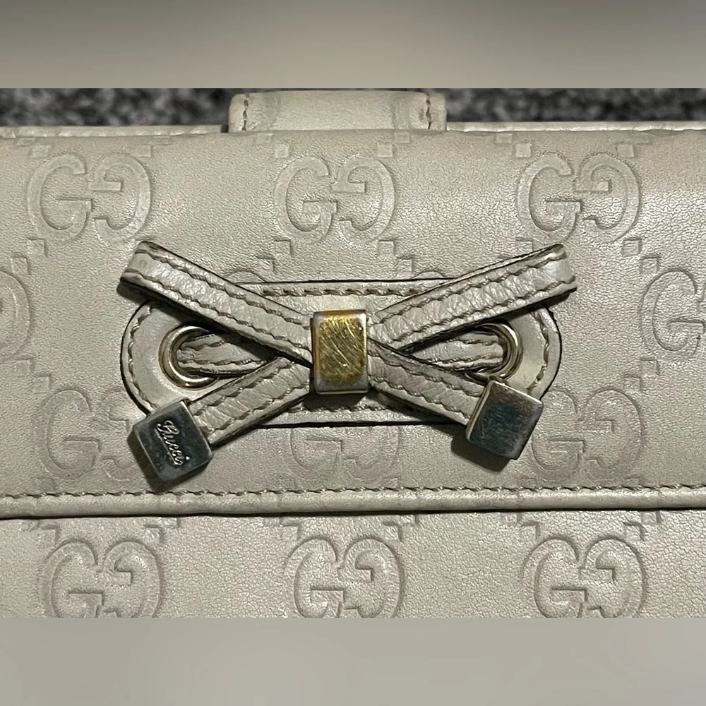 Gucci Guccissima long wallet